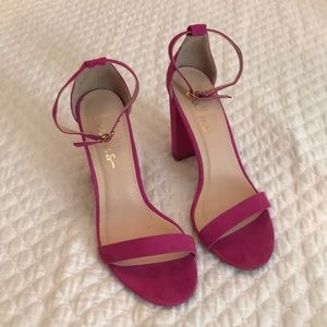 Pink Lulus heels